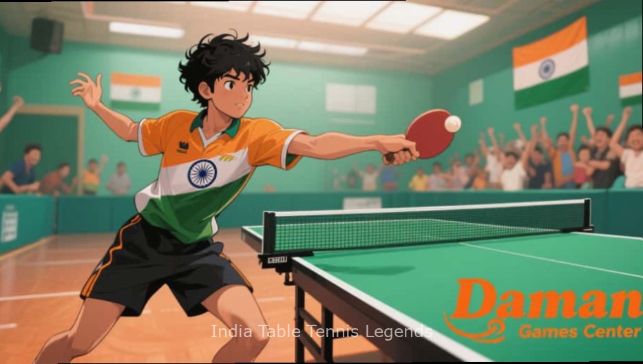 India Table Tennis Legends screenshot of a player customization screen