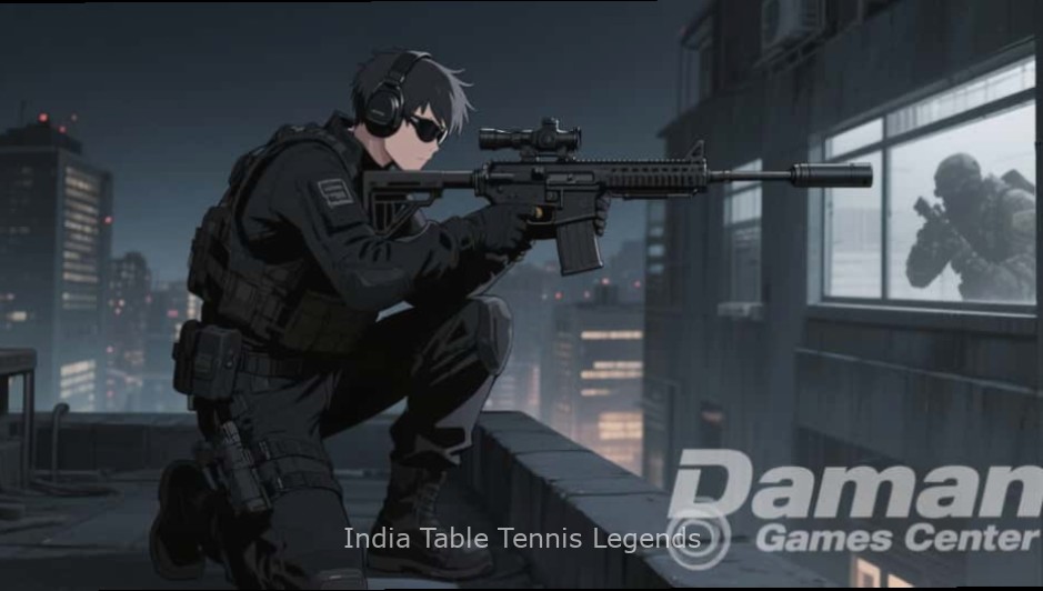 India Table Tennis Legends gameplay screenshot showing Indian players competing in a tournament